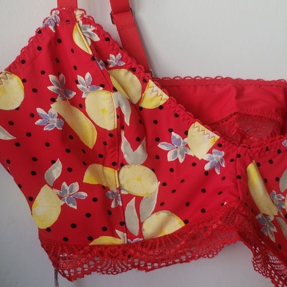 Intimately Free People Cherry Combo Mari Bralette - Picture 5 of 7